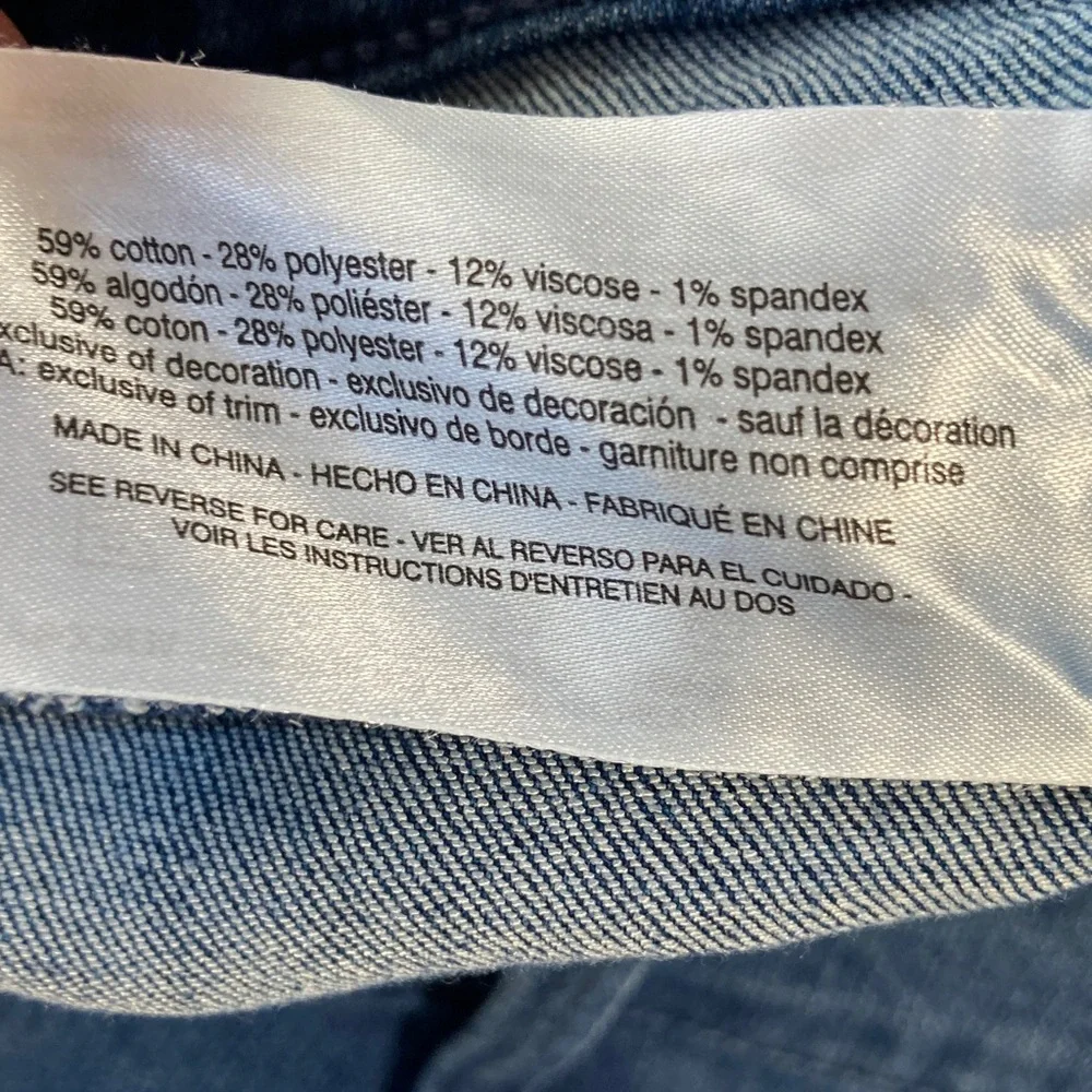 Gloria Vanderbilt Amanda jean short with slimming panel flawless stretch 24W - Picture 12 of 16